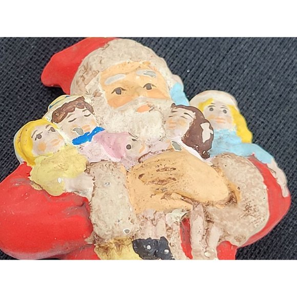 B. Shackman Santa Christmas Ornament 1989 Dolls Toys - Picture 3 of 6